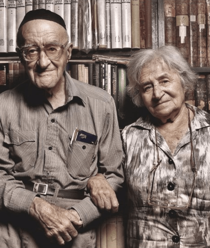 Yeshayahu Leibowitz and his wife Greta.